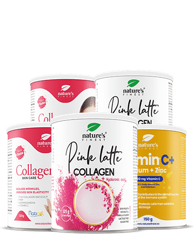 2x Colagénio SkinCare + 2x Colagénio PINK LATTE + Selénio.